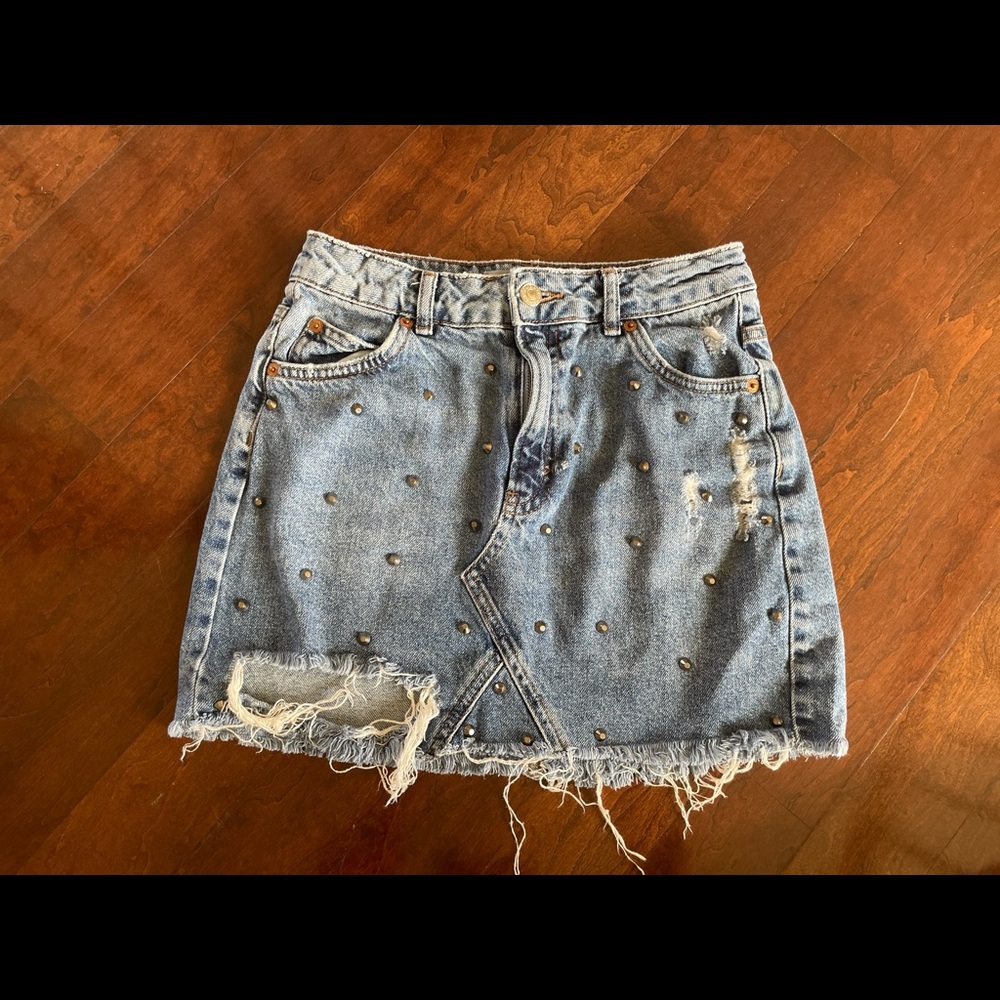 Women’s Top Shop Jean skirt